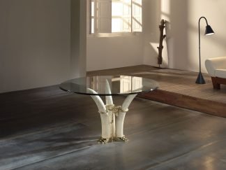Mesa de comedor colmillos 1 pie