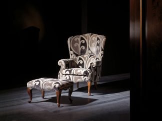 Armchair and Stool Bergerac